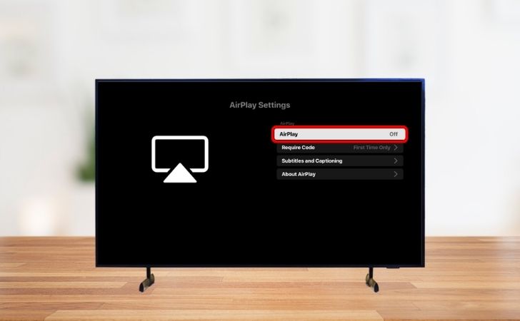 Enable AirPlay on Samsung TV